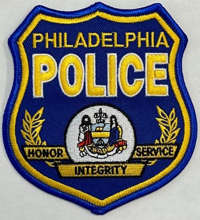 PHILADELPHIA POLICE SHOULDER PATCH - LARGE.